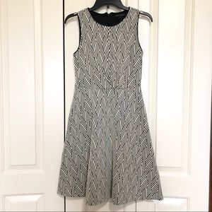 Banana Republic Geometric Print A-Line Dress